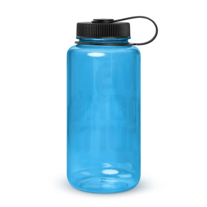 Wide mouth plastic water bottle