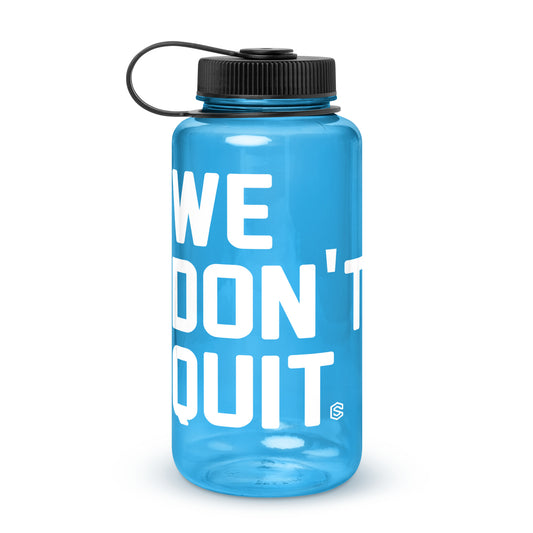 Wide mouth plastic water bottle
